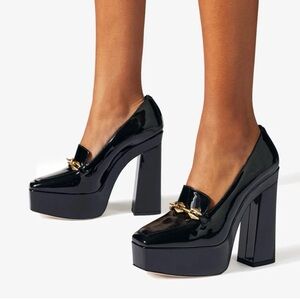 Elegant Black Platform Heels